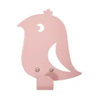 Roommate muurhaak papegaai 15cm roze
