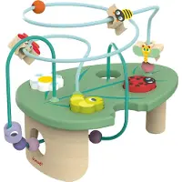 Janod Jeu d'éveil en bois Looping Chenille et Cie