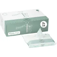 Naif Plastic Free Water Wipes 8 pack 8x54 St Doekjes