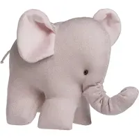 Babys Only Knuffelolifant Sparkle zilver-roze mêlee