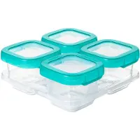 Oxo Tot Vierdelige Set Diepvriesdoosje 4x180 ml - Teal
