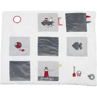 Nijntje Tiamo Fun At Sea Boxkleed Blauw blauw Textiel Speelkleed