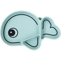 Done by Deer Schüssel - Silikon - Stick & Stay - Wally - Blau - - One Size - Schüsseln