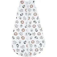 Meyco Baby Animal baby zomerslaapzak rond - multicolour - 110cm - 0.5 TOG
