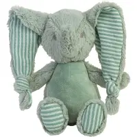 Happy horse Olifant Eddy Knuffel 24cm - Groen - Baby knuffel