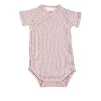Lodger Ciumbelle wikkelbody met korte mouwen, Beige, (62)