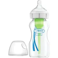 Dr. Brown's Options+ Anti-Colic Babyfles - Brede halsfles - 270ml