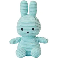 Nijntje Corduroy knuffel turquoise - 23 cm
