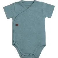 Babys Only Rompertje Melange stonegreen - 56