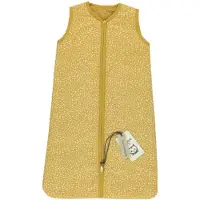 Briljant Baby Winterslaapzak Katoen Minimal Dots - oker 70cm