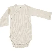 Lodger overslagromper Ciumbelle Cloud Dancer offwhite Ecru Jongens/Meisjes Katoen Ronde hals - maat 56