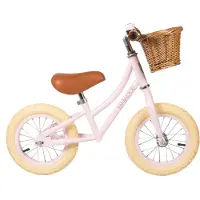 Banwood loopfiets first go 12 inch roze