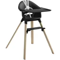Stokke Clikk kinderstoel Black Natural