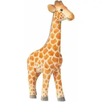 Ferm Living Houten Speelgoed Animal Hand-Carved Giraffe Geel