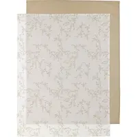Meyco Laken Wieg Branches Sand/Uni Sand 2st