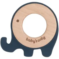 Babys Only Bijtring olifant vintage blue