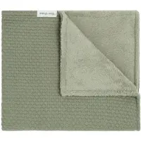 Babys Only Ledikantdeken teddy Sky urban green