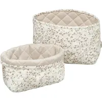 Cam Cam Copenhagen Aufbewahrungskorb - 2er-Pack - 22x15/24x17 cm - Quilted - - One Size - Körbe