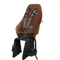 Urban iKi BIO Fietsstoeltje Achter Ta–ke Dragermontage - Oishi Beige/ Bincho Black