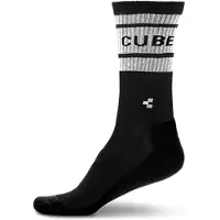 Cube After Race Middelhoge Sokken, zwart/wit EU 36-39 2023 Sokken