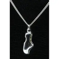 MOOYE ® - Collectie Zilveren Klomp ketting hanger - groot