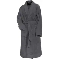 Linnick Pure Badjas Velours - dark grey - L