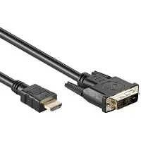 Universal DVI-D Single Link - HDMI kabel / zwart - 3 meter