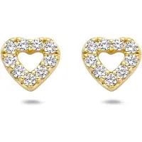Blush oorsieraden met zirkonia