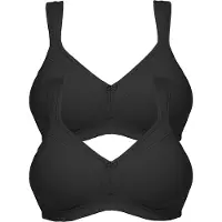 Susa Duo pak BH zonder beugel Topsy | zwart