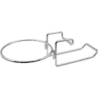 HorecaTraders Tafelbeugel Wijnkoeler | RVS | 10 x 41 x 11,5 cm | Ø20 cm