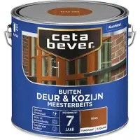 Cetabever deur & kozijn meesterbeits transparant zijdeglans teak 2,5 liter