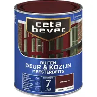 Cetabever deur & kozijn meesterbeits dekkend wijnrood zijdeglans 750 ml