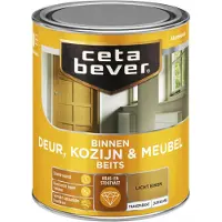 Cetabever deur, kozijn & meubelbeits transparant licht eiken zijdeglans 750 ml