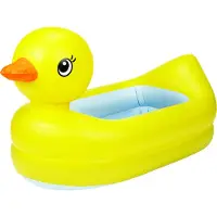 Munchkin Babybadje - White Hot Duck Tub - Opblaasbaar Babybadje - Vorm van een Badeend - Kleurt mee met Temperatuur! - Vanaf 6 Maanden - 79 cm x 48 cm