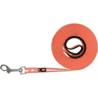 Trixie Hondenriem - Reflecterend Oranje 10m x 1.7cm - Waterafstotend PVC, Handlus