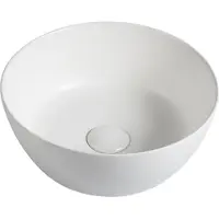Guido Gusto Waskom Lia 35x35x14cm mat wit inclusief afvoerplug