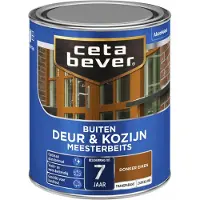 Cetabever deur & kozijn meesterbeits transparant zijdeglans donker eiken 750 ml