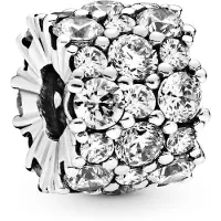 Pandora 798487C01 Bedel zilver Clear Sparkle