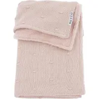 Meyco Deken Ledikant Mini Knots Soft Pink