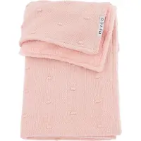Meyco Deken Wieg Mini Knots Teddy Soft Pink