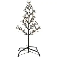 Lumineo Metalen kerstboom met verlichting | 108 cm (230 leds, Binnen/Buiten)