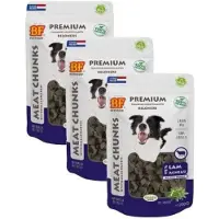 BF Petfood 3x200 gr Biofood meat chunks lam hondensnack