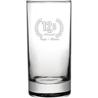 Fusion Gegraveerde Longdrinkglas 28,5cl Papa + mama 12,5 jaar getrouwd