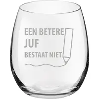 Royal Leerdam Gegraveerde Drinkglas 39cl een betere juf bestaat niet