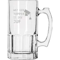 Libbey Gegraveerde Bierpul 1ltr Wat een topper is die juf