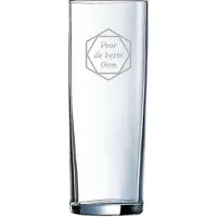 Arcoroc Gegraveerde longdrinkglas 31cl voor de beste Oom in hexagon