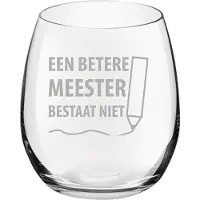 Royal Leerdam Gegraveerde Drinkglas 39cl een betere meester bestaat niet