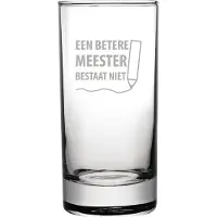 Fusion Gegraveerde longdrinkglas 28,5cl een betere meester bestaat niet