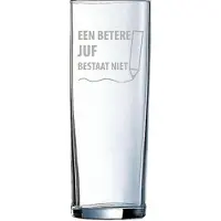 Arcoroc Gegraveerde longdrinkglas 31cl een betere juf bestaat niet