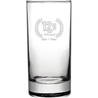 Fusion Gegraveerde Longdrinkglas 28,5cl Opa + Oma 12,5 jaar getrouwd